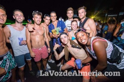 Celebración del Festival de Música Electrónica, Dreambeach, en Villaricos.