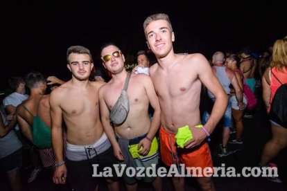 Celebración del Festival de Música Electrónica, Dreambeach, en Villaricos.