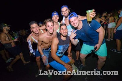 Celebración del Festival de Música Electrónica, Dreambeach, en Villaricos.