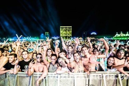Celebración del Festival de Música Electrónica, Dreambeach, en Villaricos.