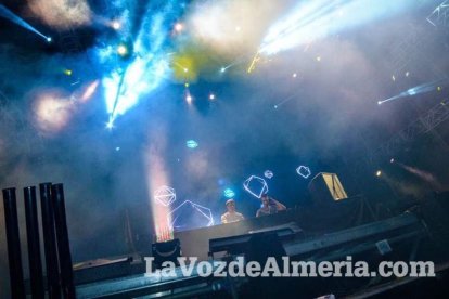 Celebración del Festival de Música Electrónica, Dreambeach, en Villaricos.