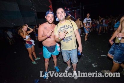 Celebración del Festival de Música Electrónica, Dreambeach, en Villaricos.