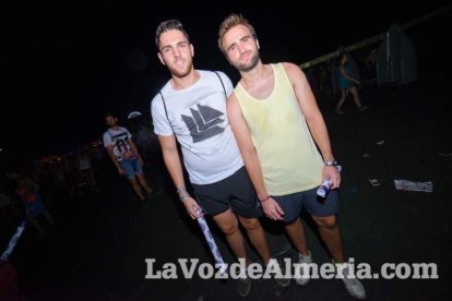Celebración del Festival de Música Electrónica, Dreambeach, en Villaricos.
