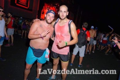 Celebración del Festival de Música Electrónica, Dreambeach, en Villaricos.