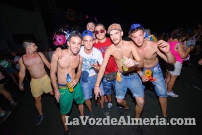 Celebración del Festival de Música Electrónica, Dreambeach, en Villaricos.