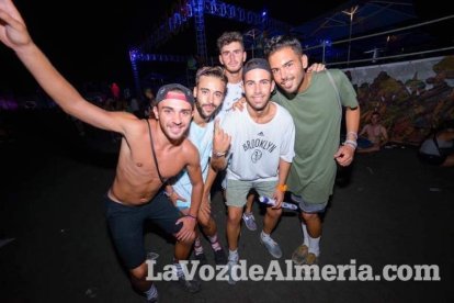 Celebración del Festival de Música Electrónica, Dreambeach, en Villaricos.