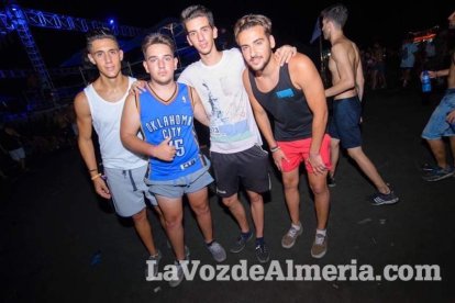 Celebración del Festival de Música Electrónica, Dreambeach, en Villaricos.