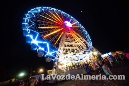 Celebración del Festival de Música Electrónica, Dreambeach, en Villaricos.