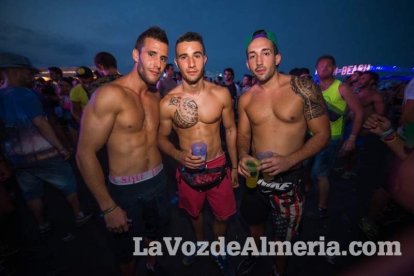 Celebración del Festival de Música Electrónica, Dreambeach, en Villaricos.