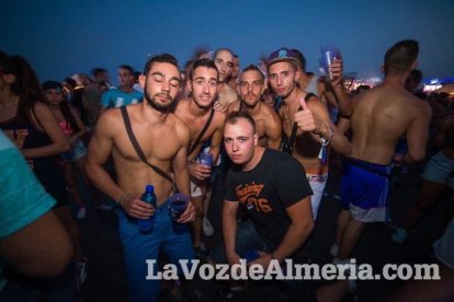 Celebración del Festival de Música Electrónica, Dreambeach, en Villaricos.