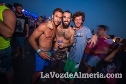 Celebración del Festival de Música Electrónica, Dreambeach, en Villaricos.
