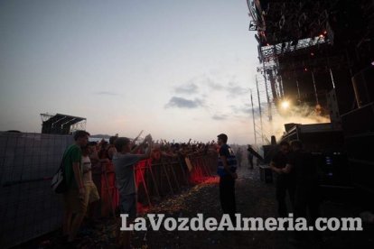 Celebración del Festival de Música Electrónica, Dreambeach, en Villaricos.