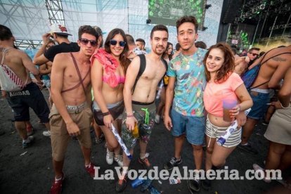 Celebración del Festival de Música Electrónica, Dreambeach, en Villaricos.