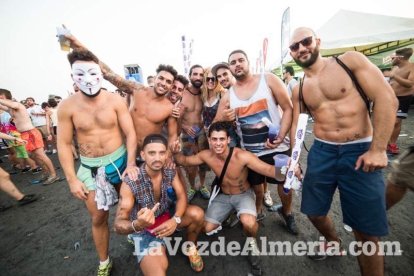 Celebración del Festival de Música Electrónica, Dreambeach, en Villaricos.