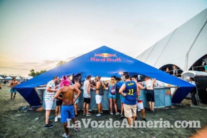 Celebración del Festival de Música Electrónica, Dreambeach, en Villaricos.