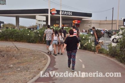 Celebración del Festival de Música Electrónica, Dreambeach, en Villaricos.