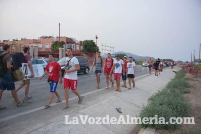 Celebración del Festival de Música Electrónica, Dreambeach, en Villaricos.