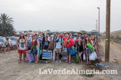 Celebración del Festival de Música Electrónica, Dreambeach, en Villaricos.