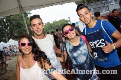 Celebración del Festival de Música Electrónica, Dreambeach, en Villaricos.