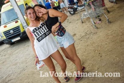 Celebración del Festival de Música Electrónica, Dreambeach, en Villaricos.
