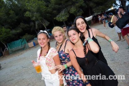 Celebración del Festival de Música Electrónica, Dreambeach, en Villaricos.