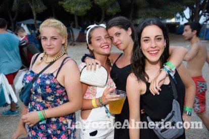 Celebración del Festival de Música Electrónica, Dreambeach, en Villaricos.