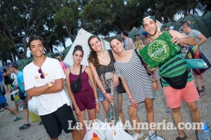 Celebración del Festival de Música Electrónica, Dreambeach, en Villaricos.