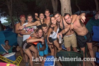 Celebración del Festival de Música Electrónica, Dreambeach, en Villaricos.
