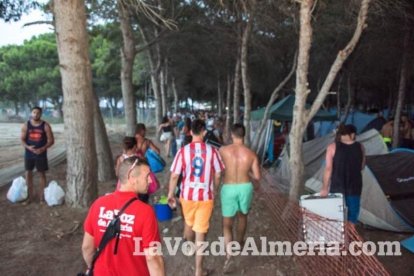 Celebración del Festival de Música Electrónica, Dreambeach, en Villaricos.
