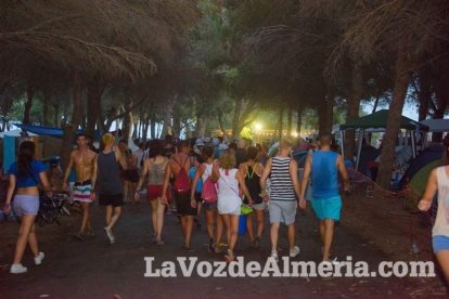 Celebración del Festival de Música Electrónica, Dreambeach, en Villaricos.