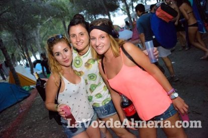Celebración del Festival de Música Electrónica, Dreambeach, en Villaricos.