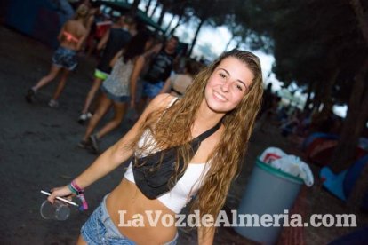 Celebración del Festival de Música Electrónica, Dreambeach, en Villaricos.