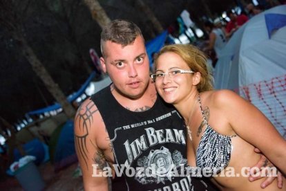 Celebración del Festival de Música Electrónica, Dreambeach, en Villaricos.