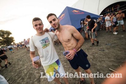 Celebración del Festival de Música Electrónica, Dreambeach, en Villaricos.