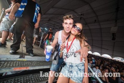 Celebración del Festival de Música Electrónica, Dreambeach, en Villaricos.