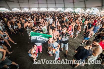 Celebración del Festival de Música Electrónica, Dreambeach, en Villaricos.