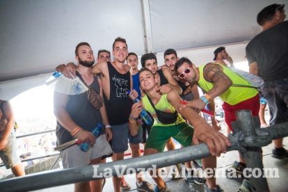 Celebración del Festival de Música Electrónica, Dreambeach, en Villaricos.