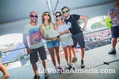 Celebración del Festival de Música Electrónica, Dreambeach, en Villaricos.