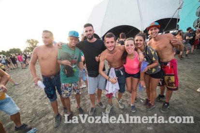 Celebración del Festival de Música Electrónica, Dreambeach, en Villaricos.