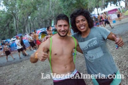Celebración del Festival de Música Electrónica, Dreambeach, en Villaricos.