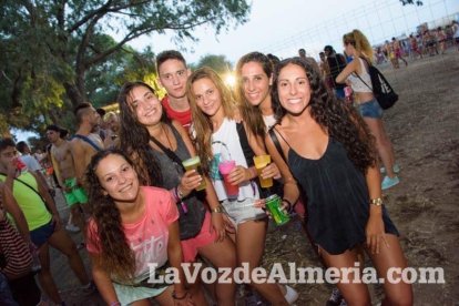 Celebración del Festival de Música Electrónica, Dreambeach, en Villaricos.