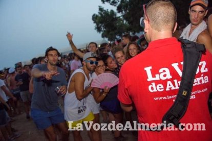Celebración del Festival de Música Electrónica, Dreambeach, en Villaricos.