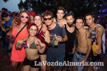 Celebración del Festival de Música Electrónica, Dreambeach, en Villaricos.
