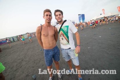 Celebración del Festival de Música Electrónica, Dreambeach, en Villaricos.