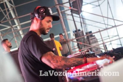 Celebración del Festival de Música Electrónica, Dreambeach, en Villaricos.