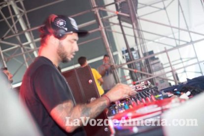 Celebración del Festival de Música Electrónica, Dreambeach, en Villaricos.