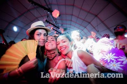 Celebración del Festival de Música Electrónica, Dreambeach, en Villaricos.