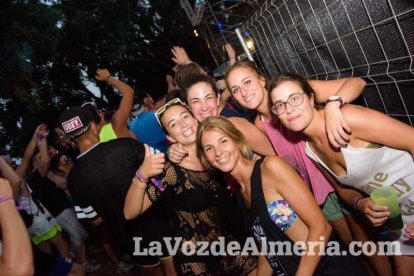 Celebración del Festival de Música Electrónica, Dreambeach, en Villaricos.