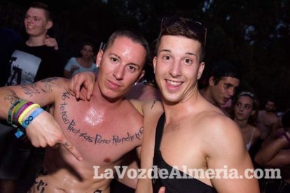 Celebración del Festival de Música Electrónica, Dreambeach, en Villaricos.