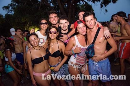 Celebración del Festival de Música Electrónica, Dreambeach, en Villaricos.
